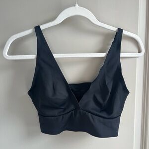 Women’s Auden Unlined Longline Bralette in Black - Size medium